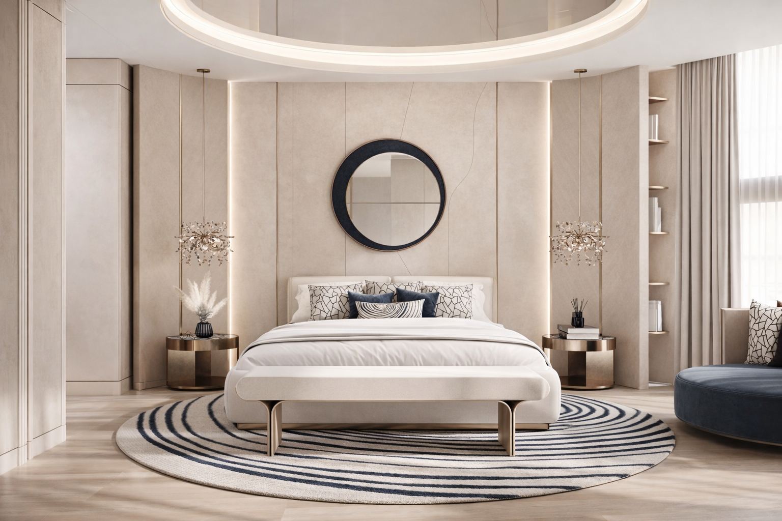 Armani Residence II Dubai living space design